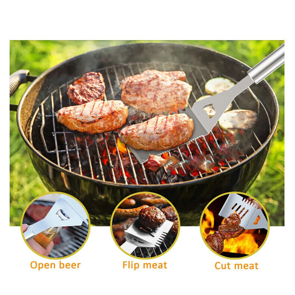 25pc Stainless Steel BBQ Tool Set