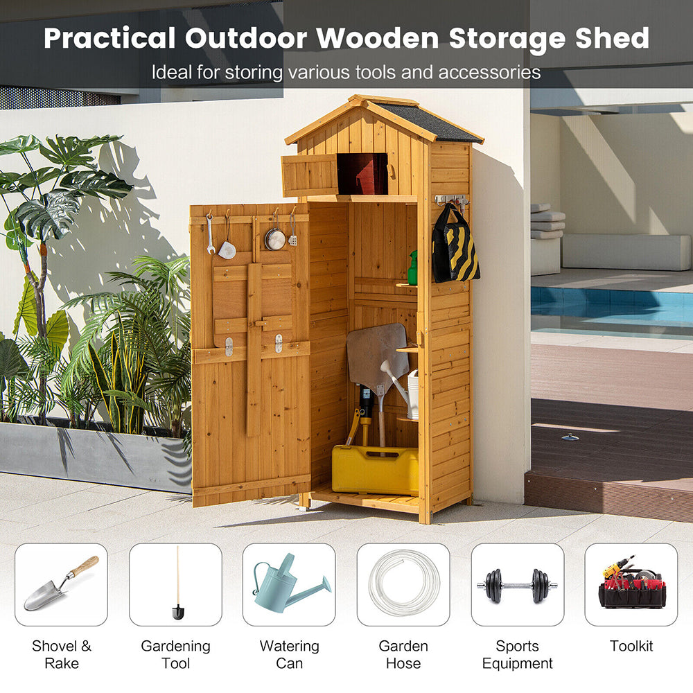 Bonza Potting Shed & Lockable Storage Cabinet