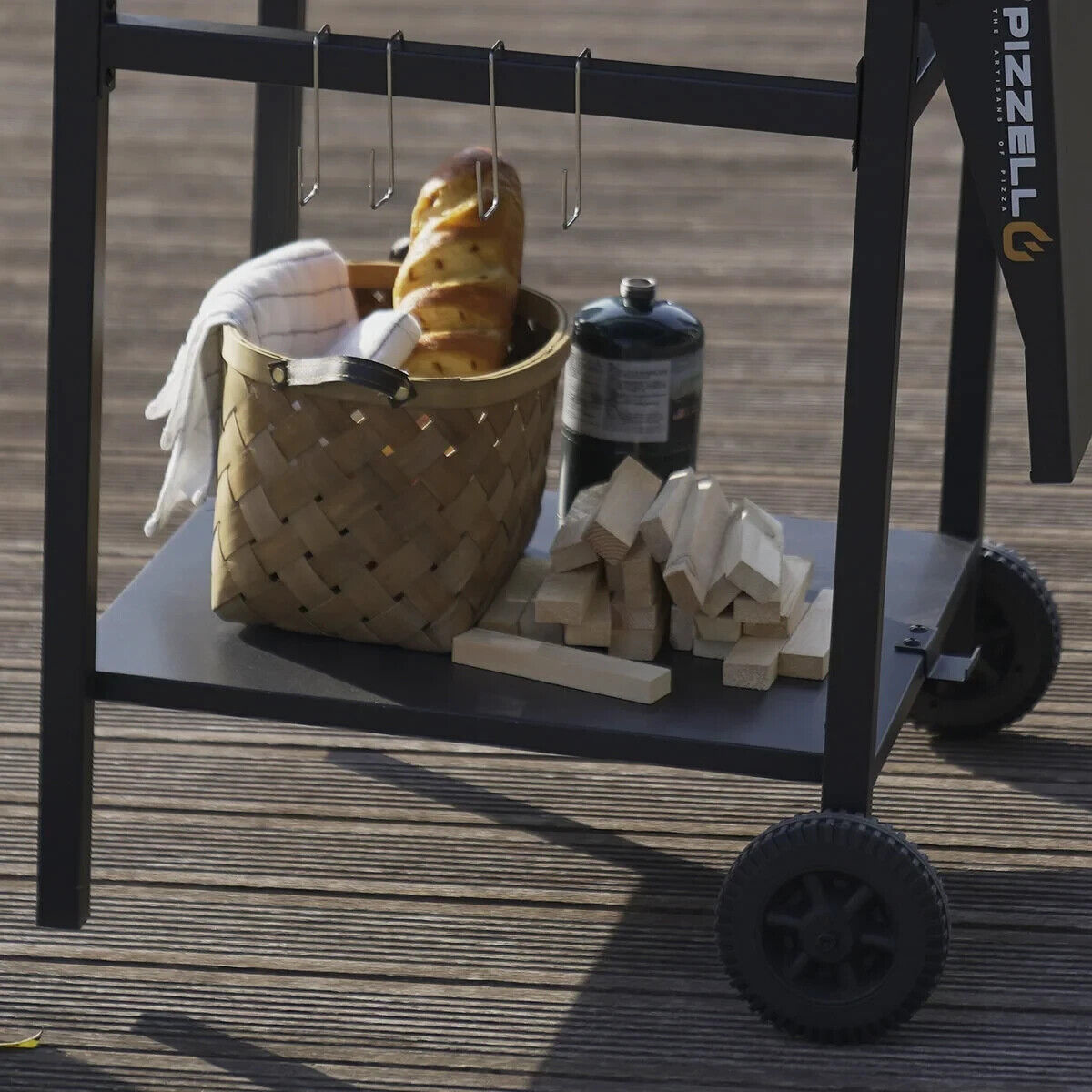 Buongiorno Portable Pizza & BBQ Trolley/Cart