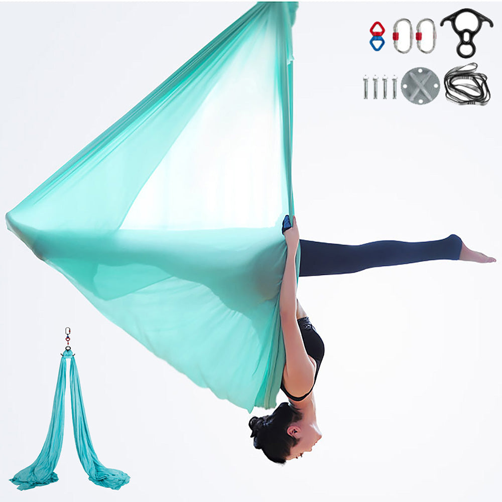 Aerial Silk 10x2.8M Yoga Swing Hammock & Trapeze