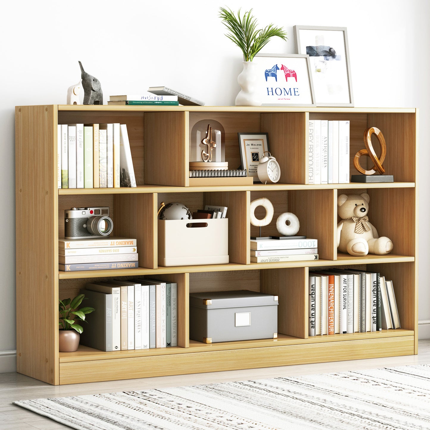 Sheridan 9 Shelf Display Cabinet/Bookcase