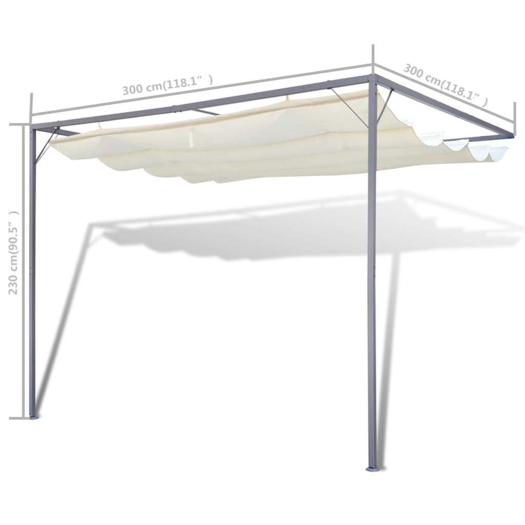 Vista Garden Patio Awning/Sun Shade Canopy