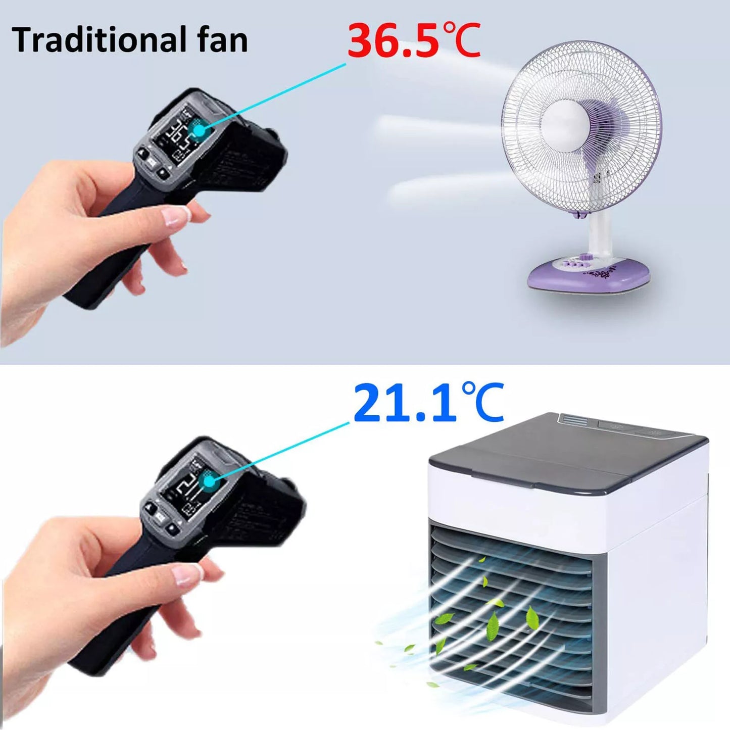 Igloo Portable Mini Air Cooler Fan/Air Conditioner &  Humidifier