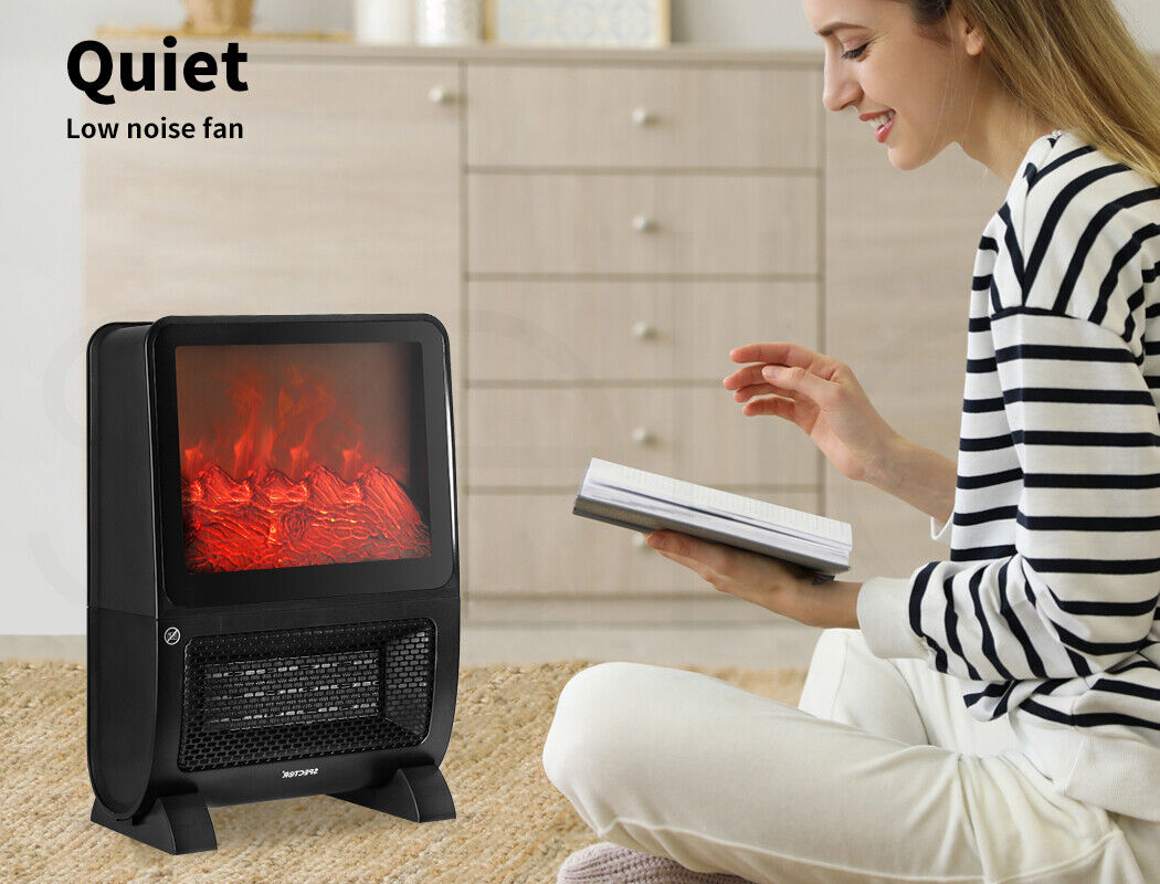 Aura Portable Electric Heater 2000W w/3D Fire