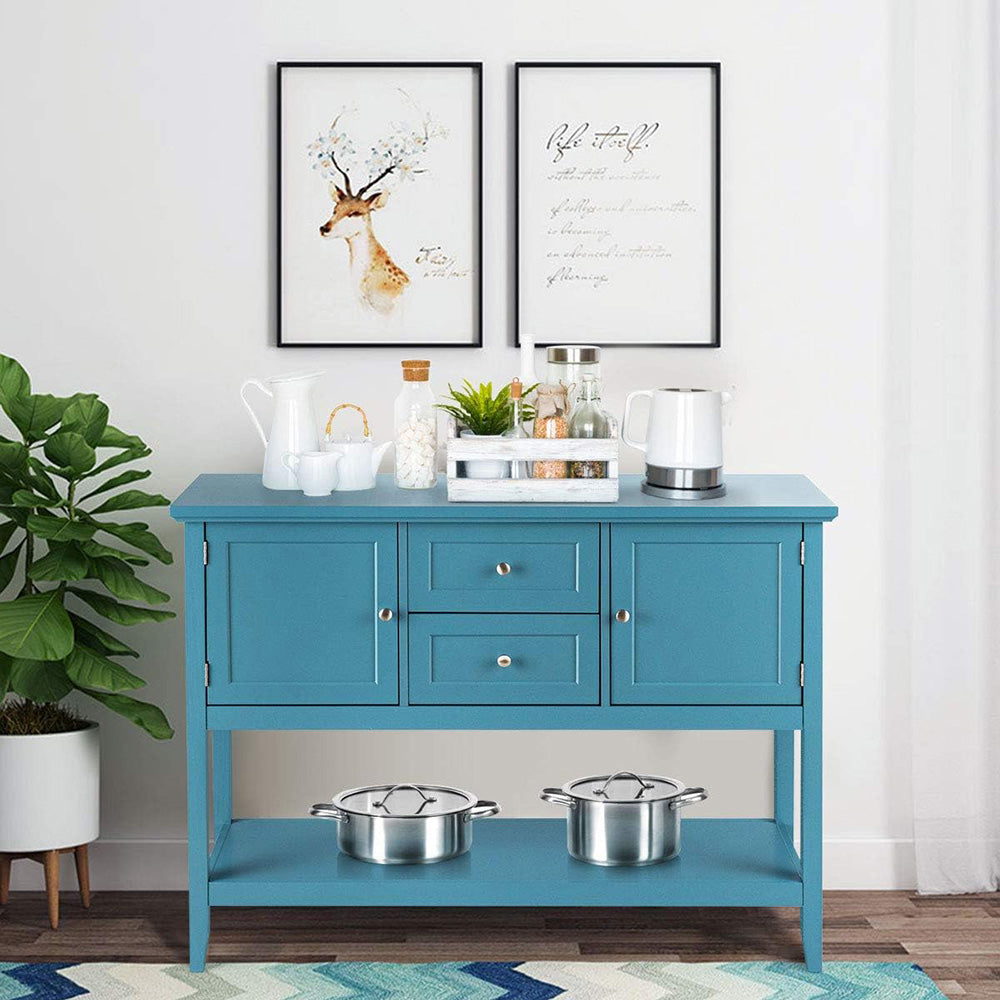 Vista Buffet Sideboard Cabinet, 2 Drawers & 2 Doors - 5 Colours