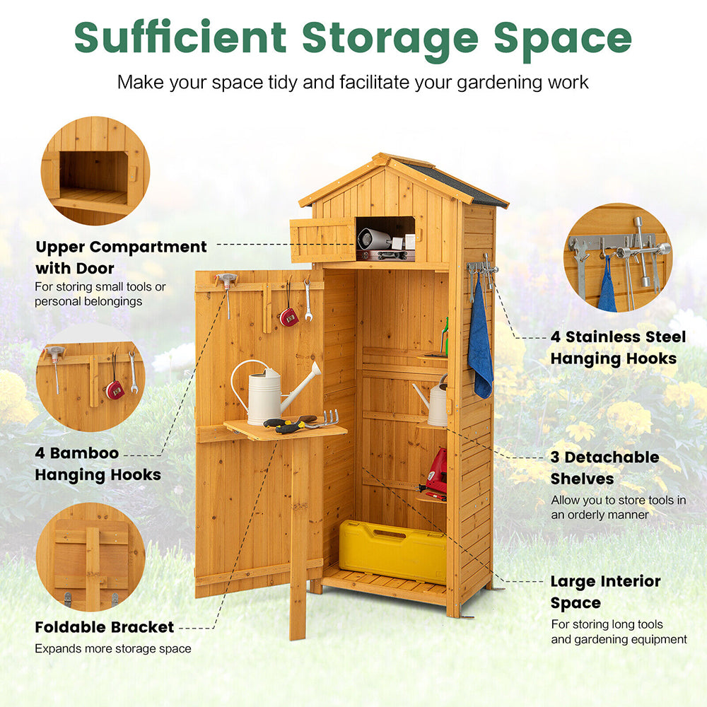 Bonza Potting Shed & Lockable Storage Cabinet