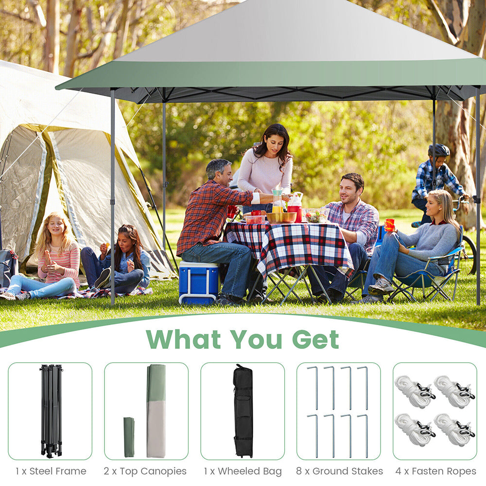 Funair Pop Up Gazebo/Marquee w/Ventilation Hole - 2 Size/Colours