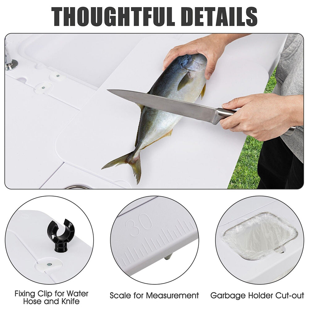 Portable Folding Fish Cleaning Table