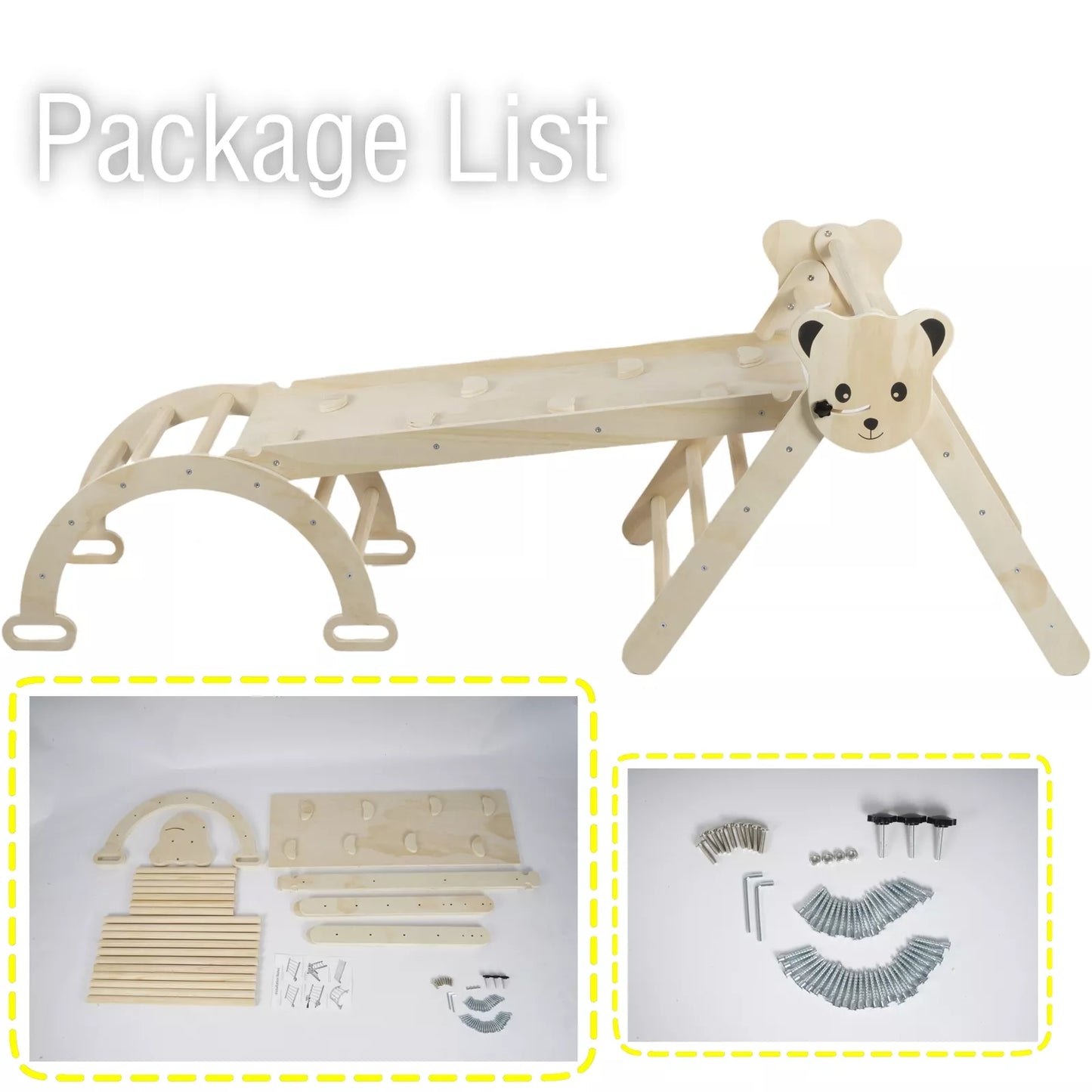 Activa Montessori 3-in-1 Kids Climber Set