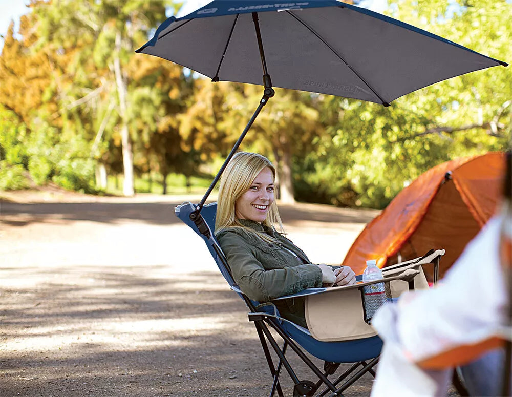 Snazzy Umbrella Shade/Reclining Chair