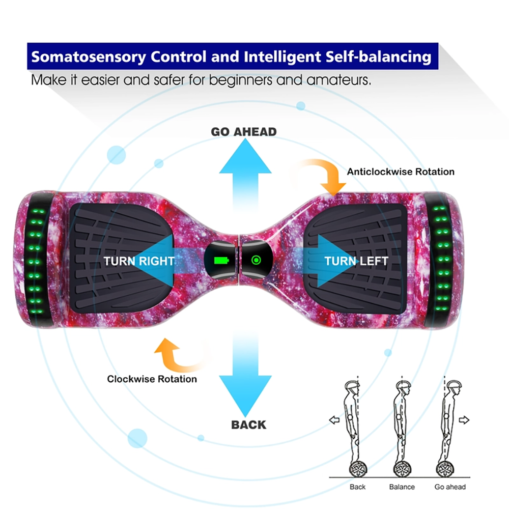 Smart-S RG1 Hoverboard w/Bluetooth Speaker