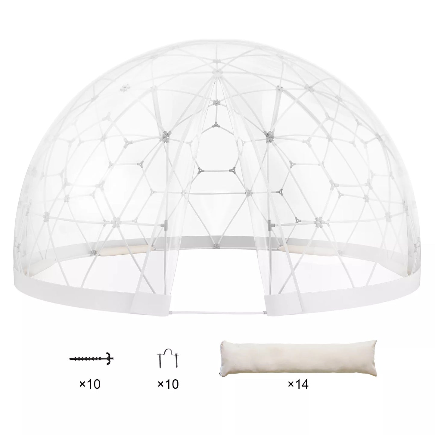 Starlight 12FT Dome/Bubble Tent w/Transparent Window