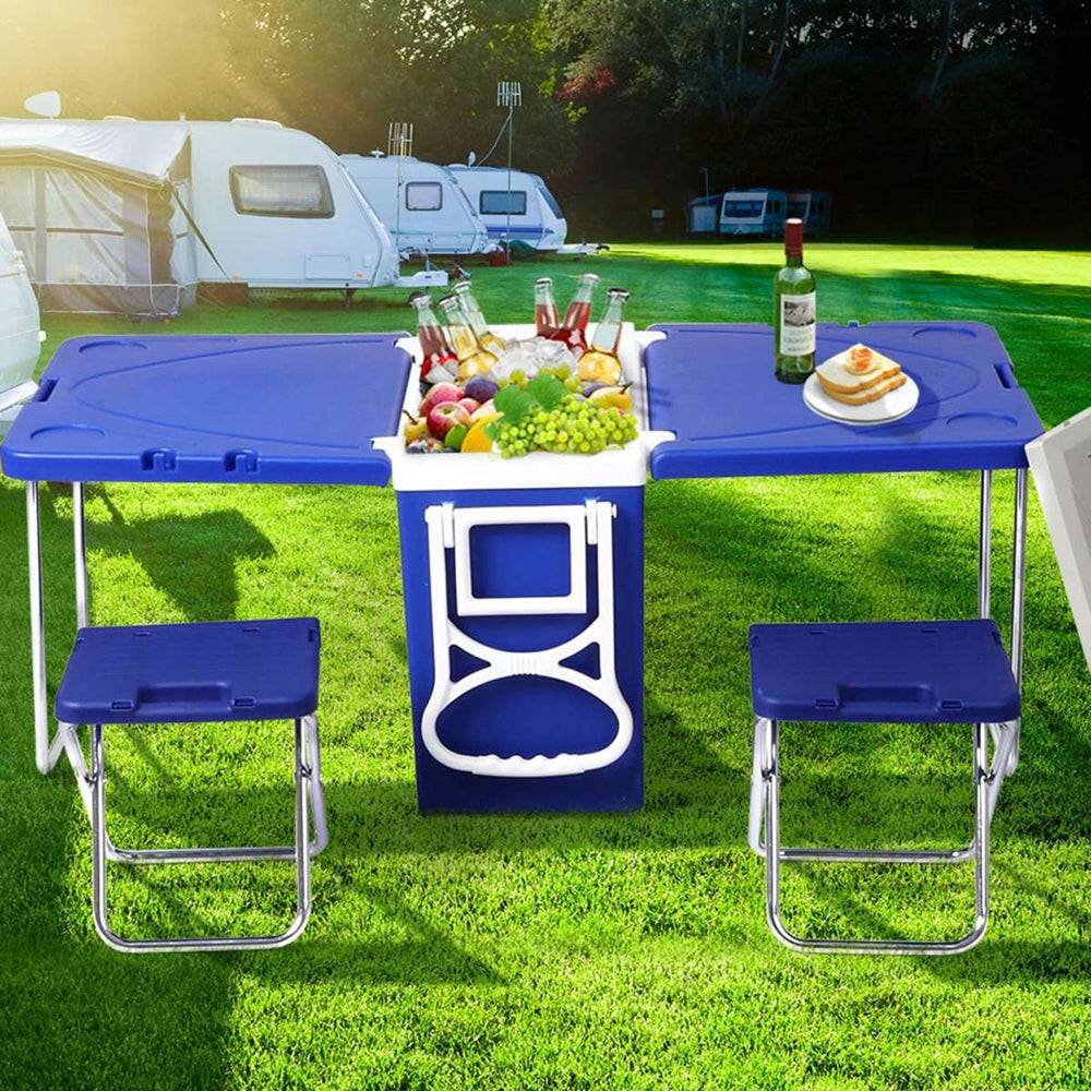 Supremo Picnic Set -  Cooler Box & Table & Chairs