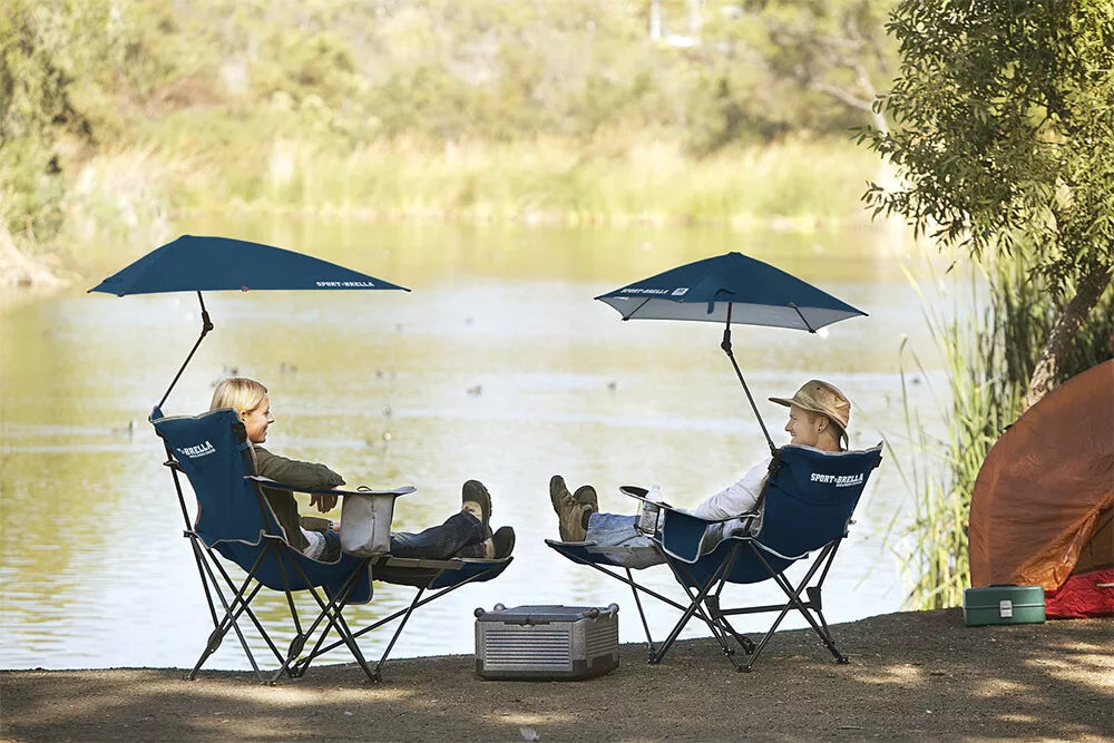 Snazzy Umbrella Shade/Reclining Chair