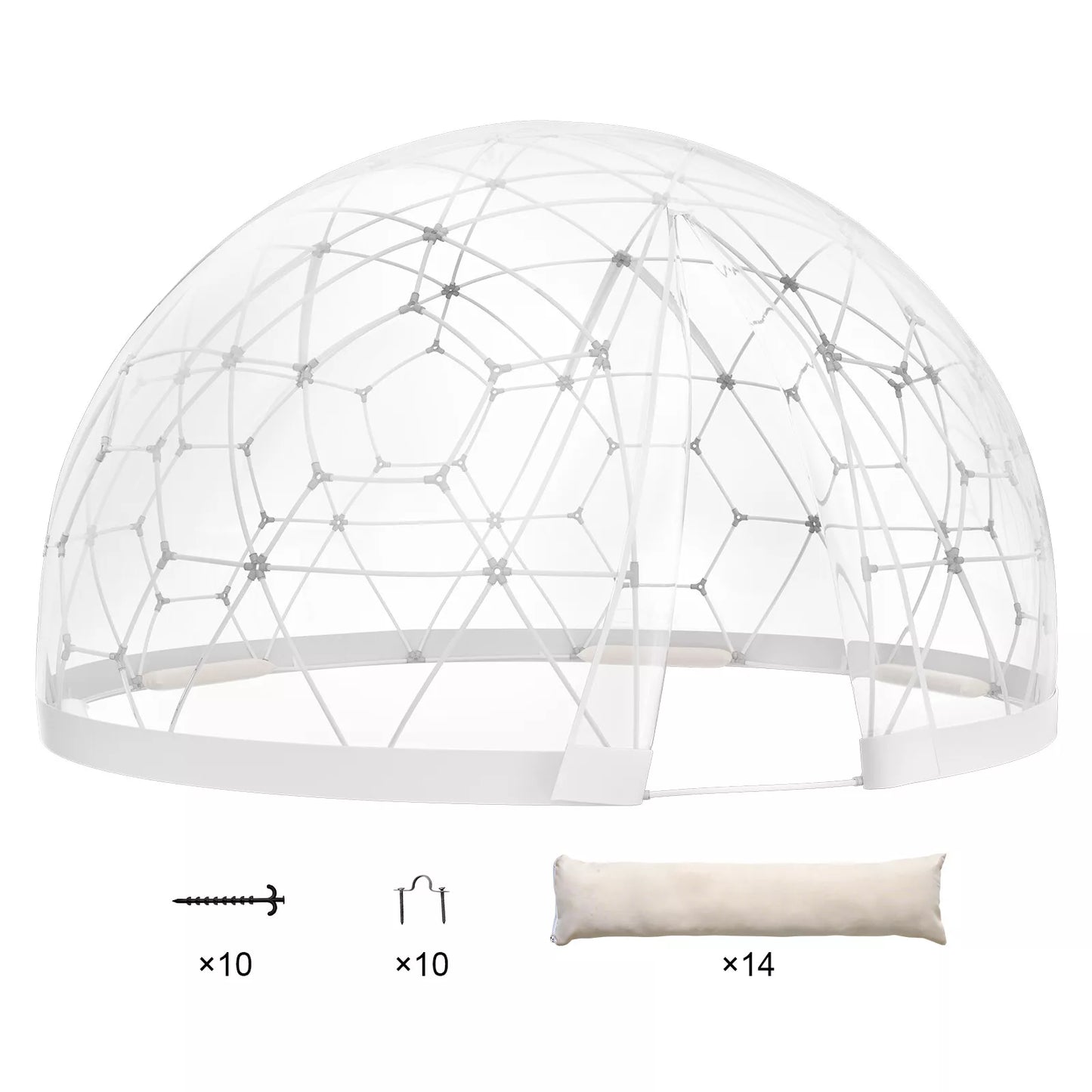 Starlight 12FT Dome/Bubble Tent w/Transparent Window