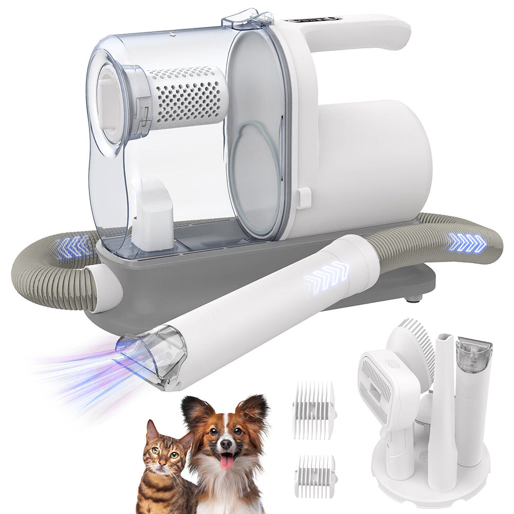 DIY Pet Grooming Kit - Hair Remover, Dryer, Clipper,  Brush Cleaning