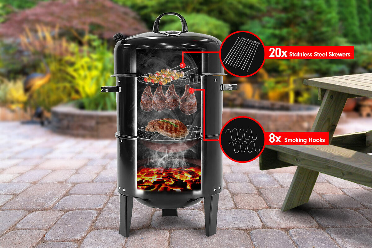 Portable BBQ Grill/Roaster/Smoker/Steamer