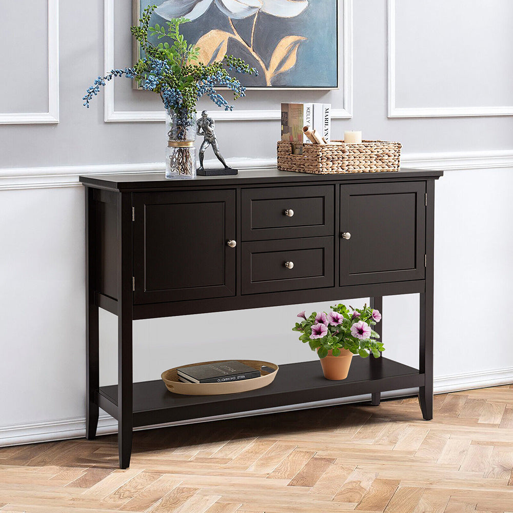 Vista Buffet Sideboard Cabinet, 2 Drawers & 2 Doors - 5 Colours