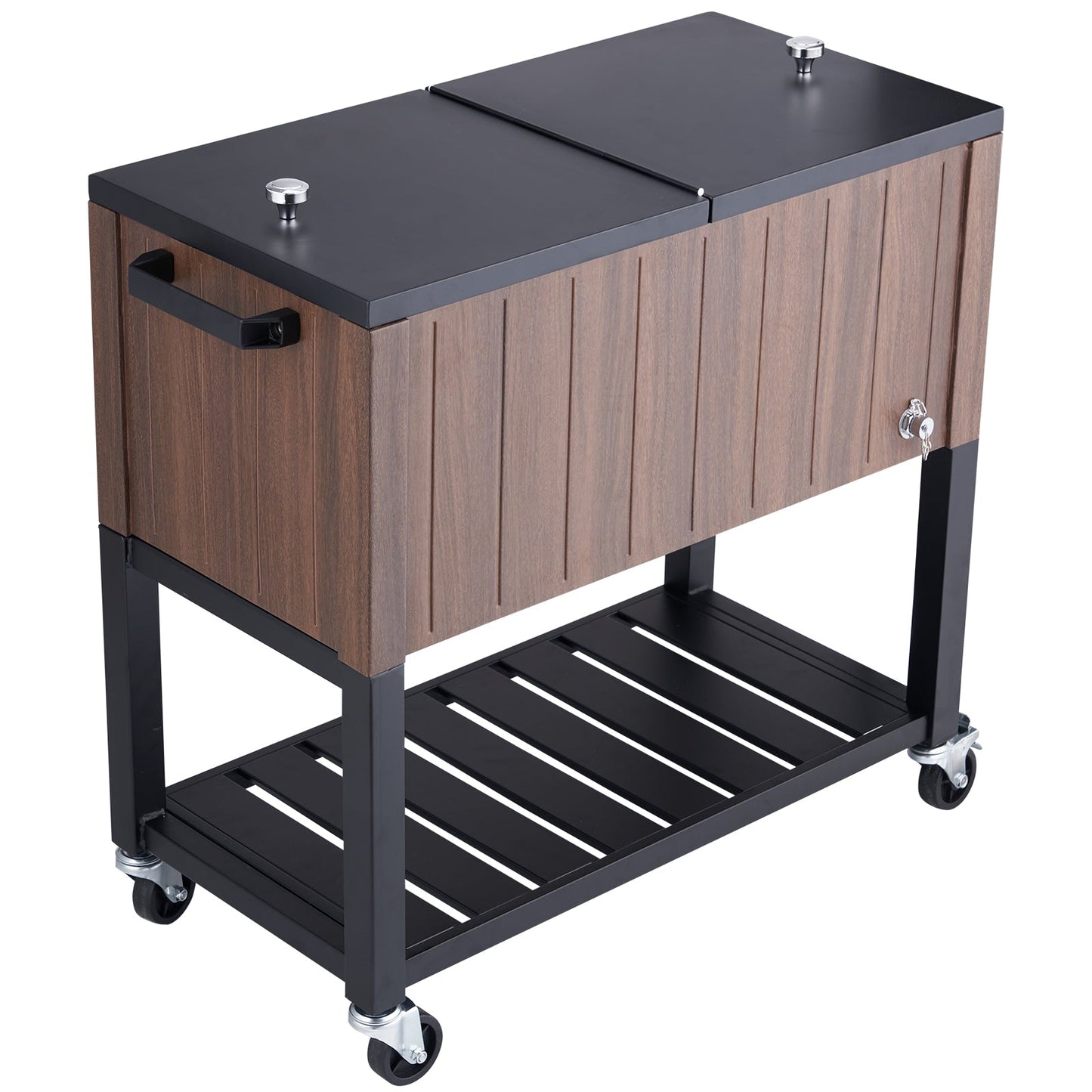 PartyTime Rolling Cooler Cart w/Drainage - 4 Designs