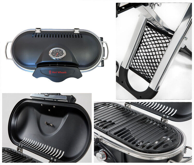 Chef Supreme Portable 2 Burner LPG gas BBQ Grill