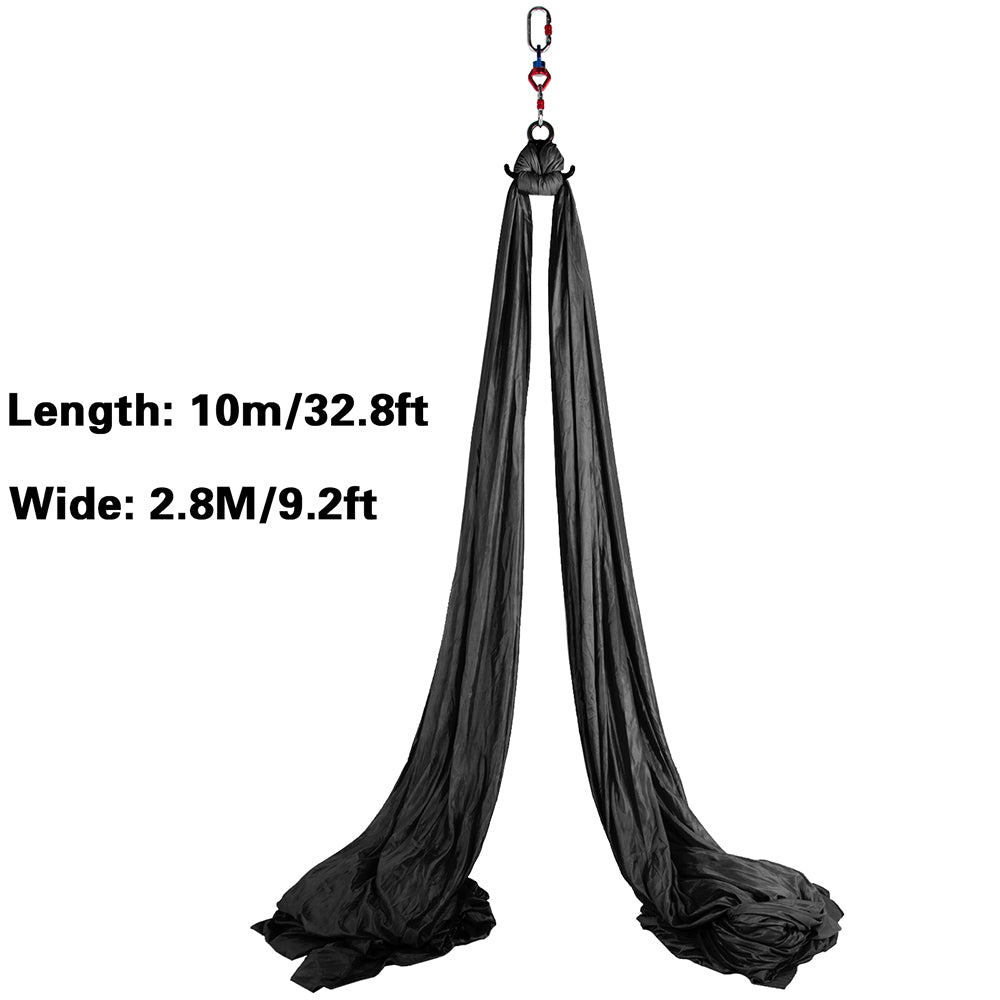 Aerial Silk 10x2.8M Yoga Swing Hammock & Trapeze