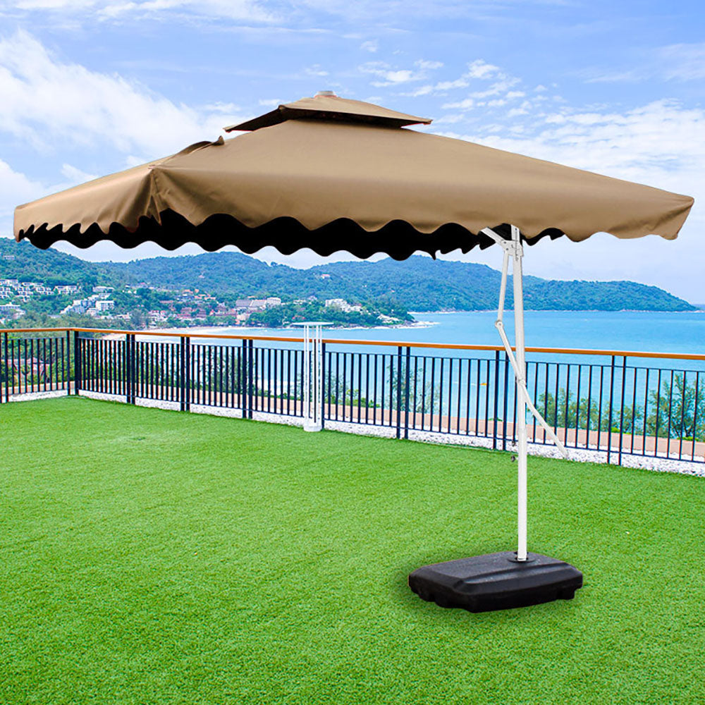 Villa Cantilever Garden Shade & Umbrella - 3.0 & 3.5m Diagonal Diameter