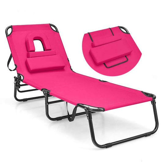 Avo Reclining Beach Chair w/Detachable Pillow