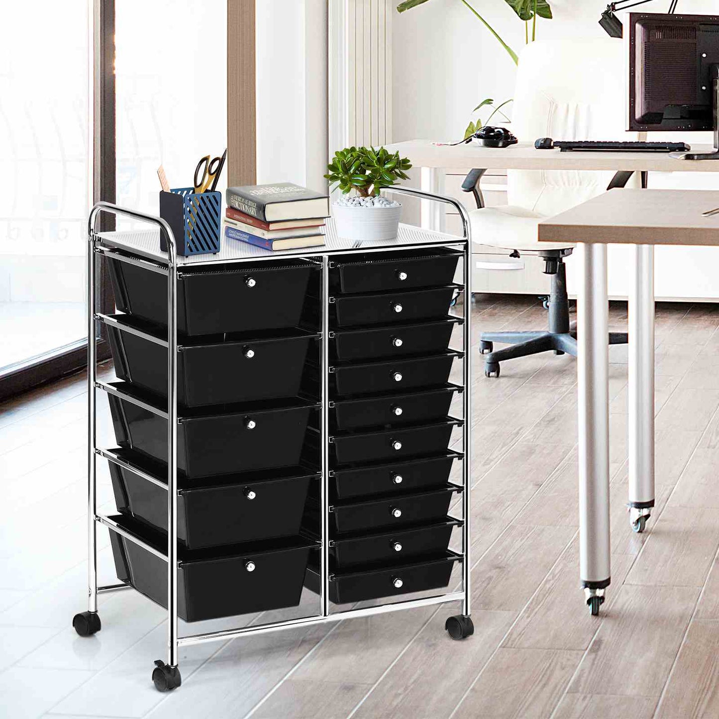 15 Drawer Rolling Storage