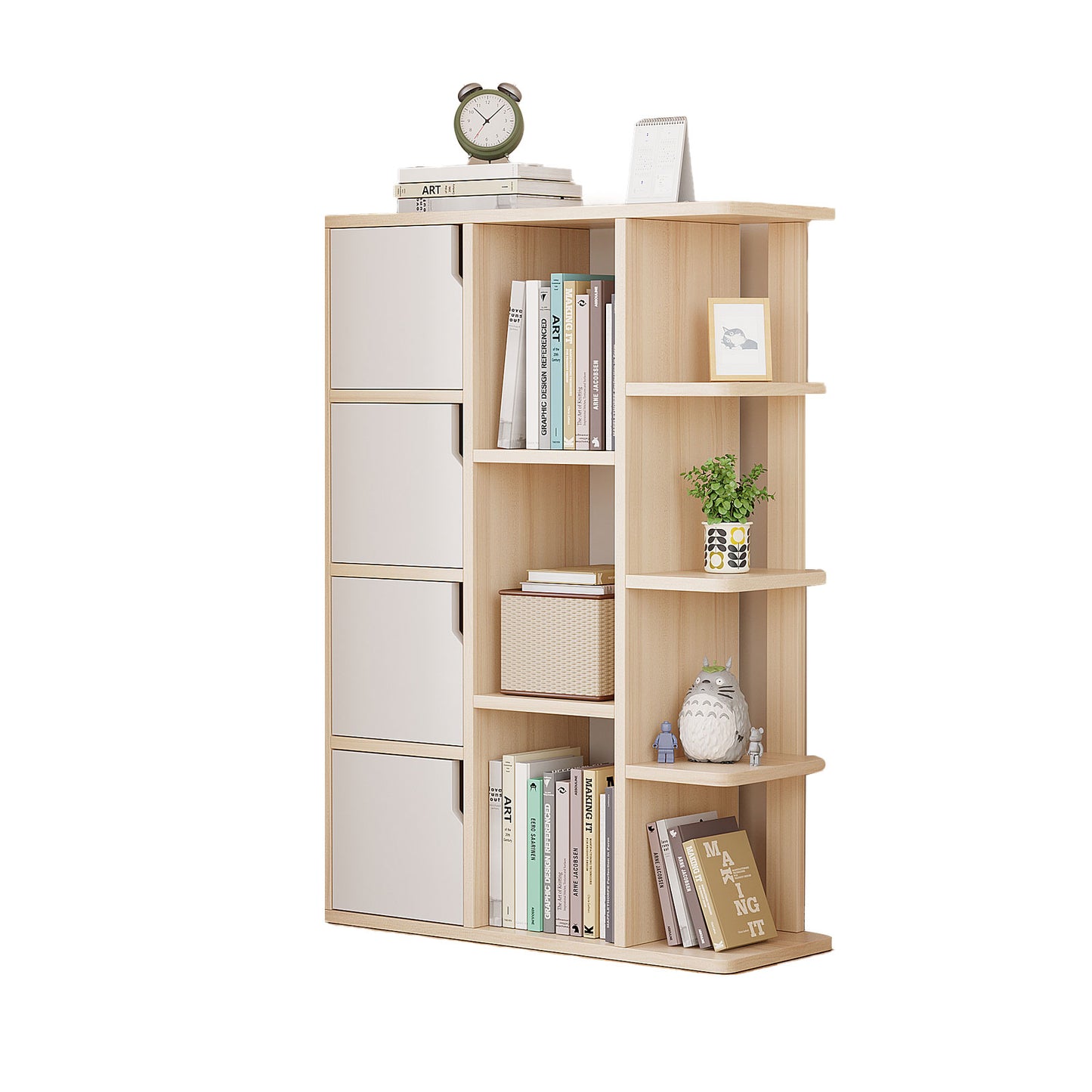 Aidan 11-Shelf Organizer Bookcase Cabinet