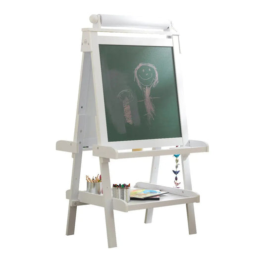 Deluxe Mini Artists Wooden Easel – White