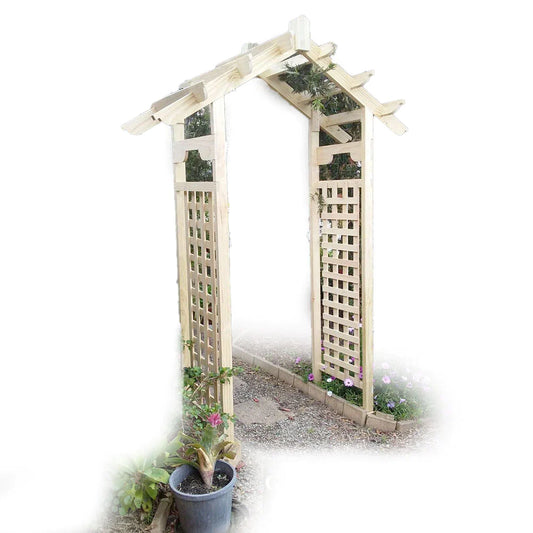 Garden Arch Kit 1.0m Wide - Swiss Peak or Pagoda Designs