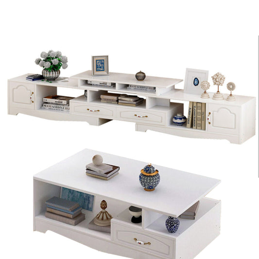 Silvano 2-Piece Set - Coffee Table & Adjustable TV Cabinet