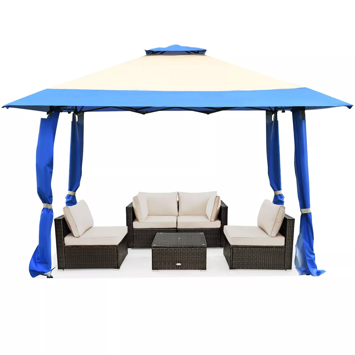 Sierra Adjustable Pop Up Canopy - 393 cm x 393 cm