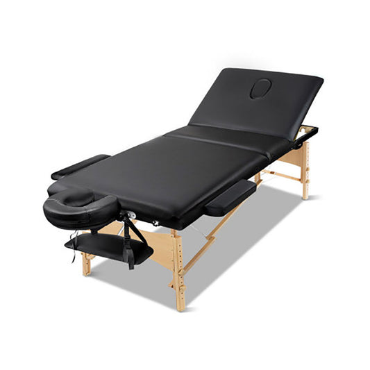 75cm Wide Portable Wooden Massage Table  - 3 Fold