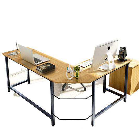 Vortex Double Workstation/Desk -  Steel & Wood 3 Cols