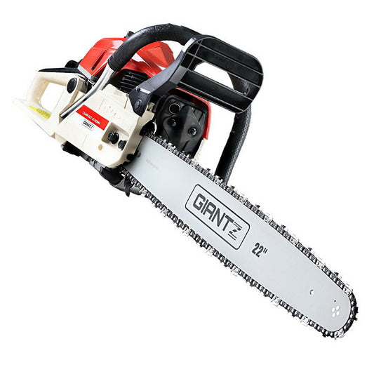 75CC Petrol Commercial Chainsaw - 2 Stroke 6.8Hp - Deluxe Home Delight