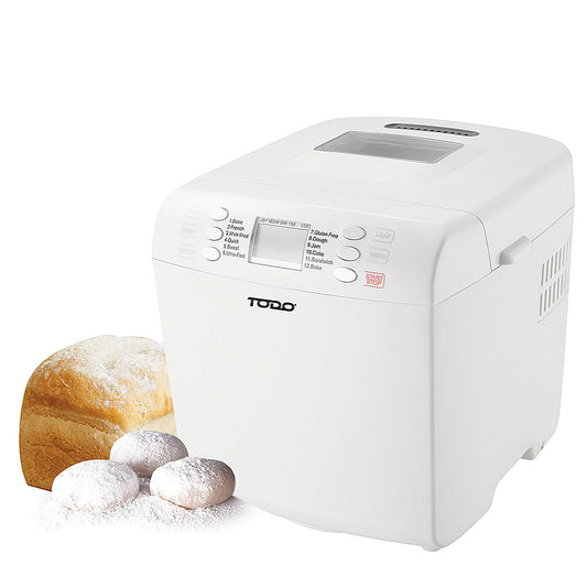 Kitchen Magic Bread Maker w/12 Program Menu 550W Power + Keep Warm Function