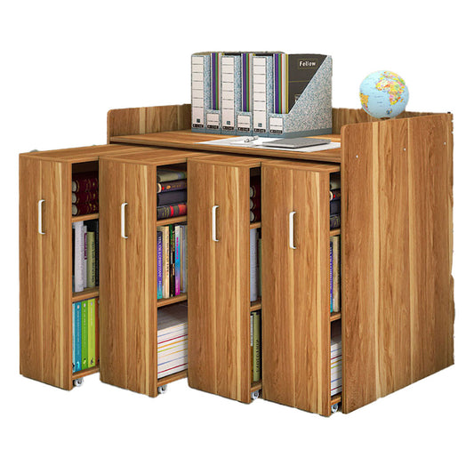 Vivida Vertical Cabinet/Filing-Shelving System 2, 3 and 4-Drawers in Natural Oak or White