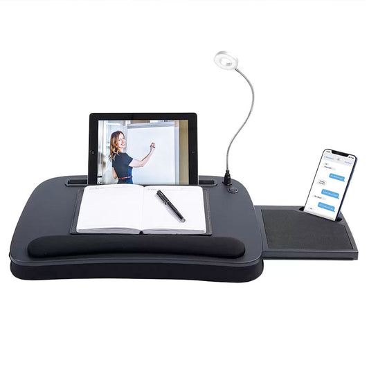 Zaza Memory Foam Lap Desk with Ring Light