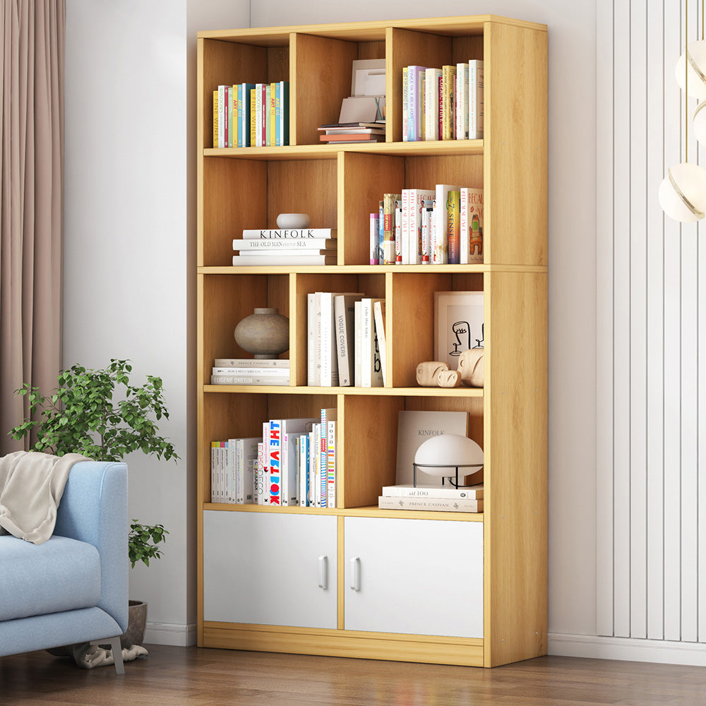 Vardana 10-Shelf 2-Door Cupboard/Booksh/Cabinet