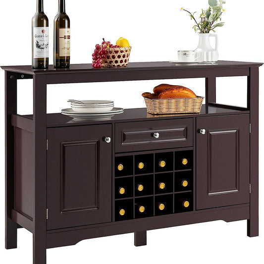 Nova Wine Cabinet/Sideboard Table with Drawer and Cupboards