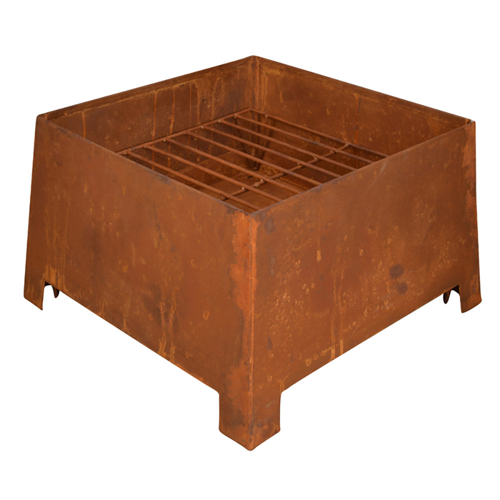 Chimere 38cm Rustic Square Fire Pit