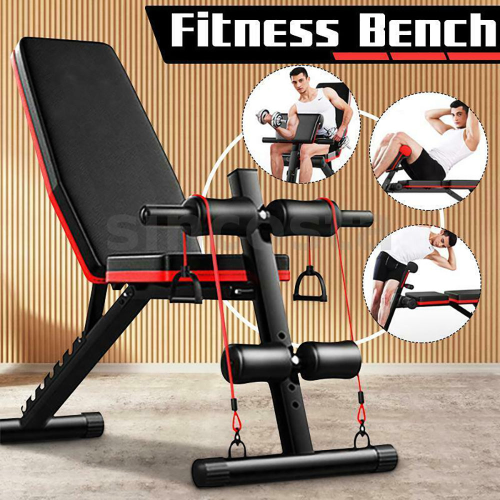 Adjustable Weight/Sit Up Bench for Abdominal Exercise