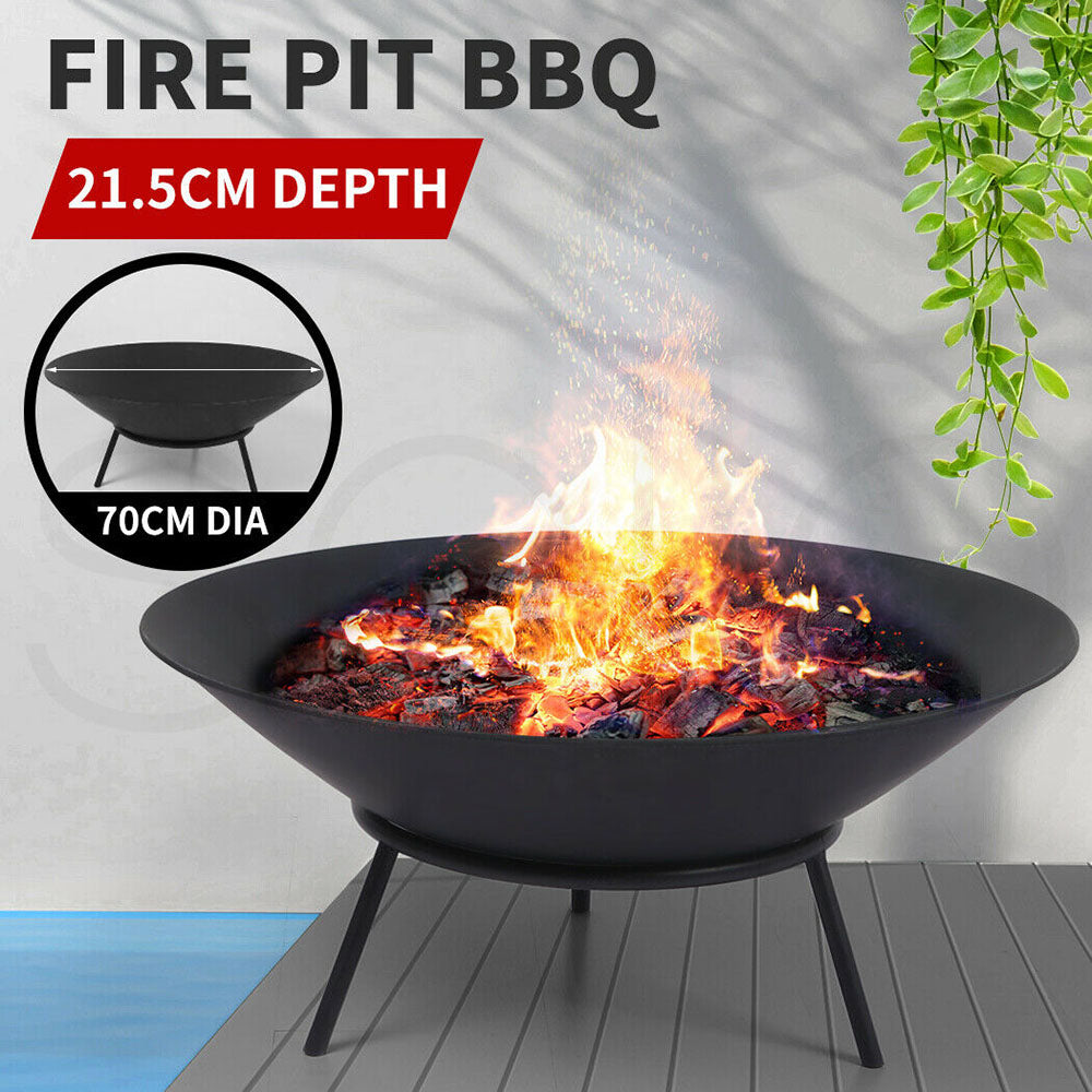 Gael 2 in 1 Steel Fire Pit/Grill