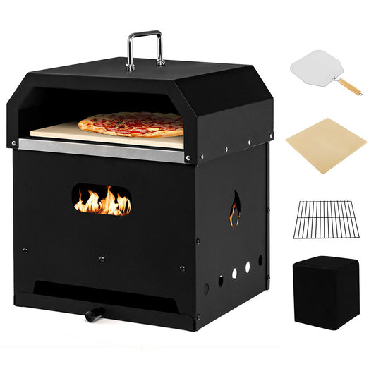 MiCasa Multipurpose 2 Level Grill &  Pizza Oven w/Waterproof Cover