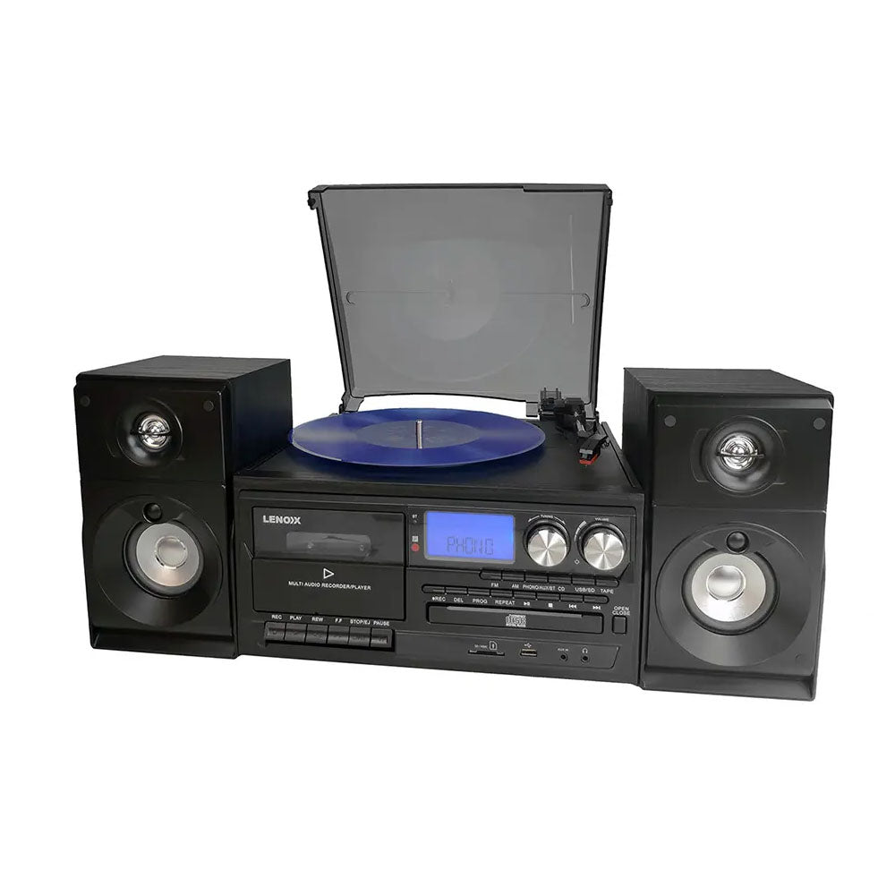 LivingLife Complete Home Entertainment Hi Fi System - Turntable,. CD Player, MP3, Speakers, Earphones