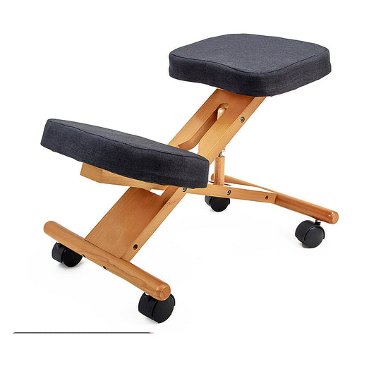 Ergonomic Adjustable Kneeling Chair --- BEIGE or BLACK