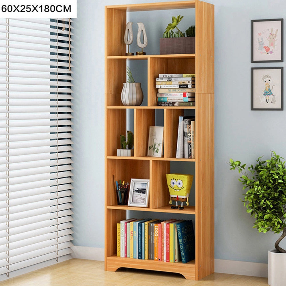 Bookshelf Organiser with 9 Spacious Shelve - 1.8m High, 3 Cols - Deluxe Home Delight