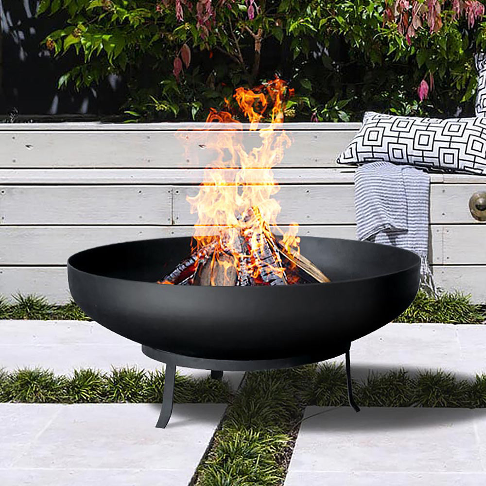 Tarapaca Black Firepit - 80cm diameter, 3.25mm Steel