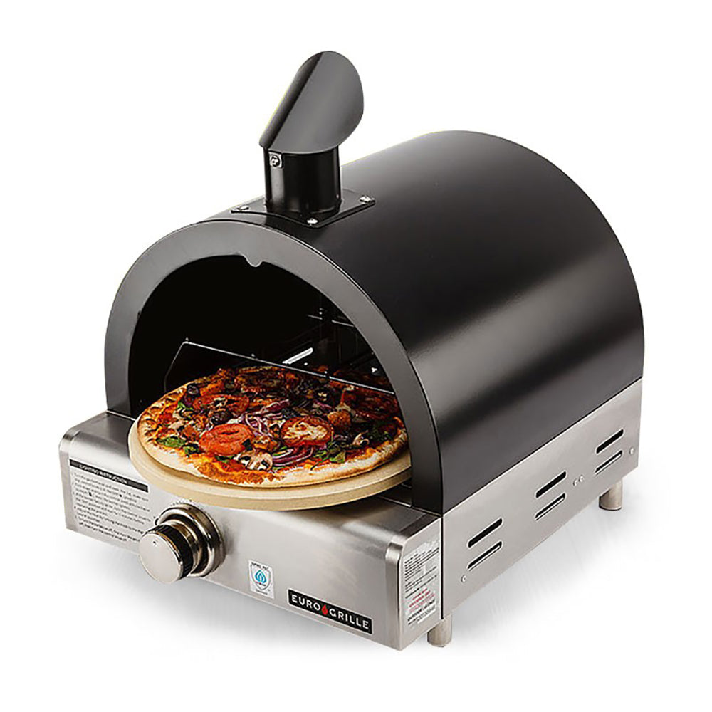 Manfredi Deluxe Pizza Oven  2-at-a-time - Silver or Black - Deluxe Home Delight